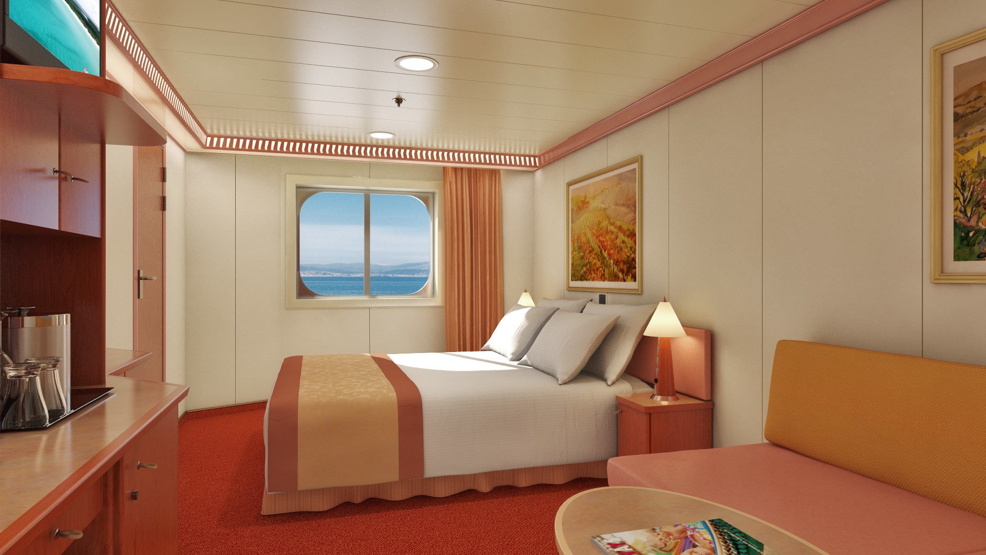 MyCruise Carnival Pride Kahytter Udvendig OV2